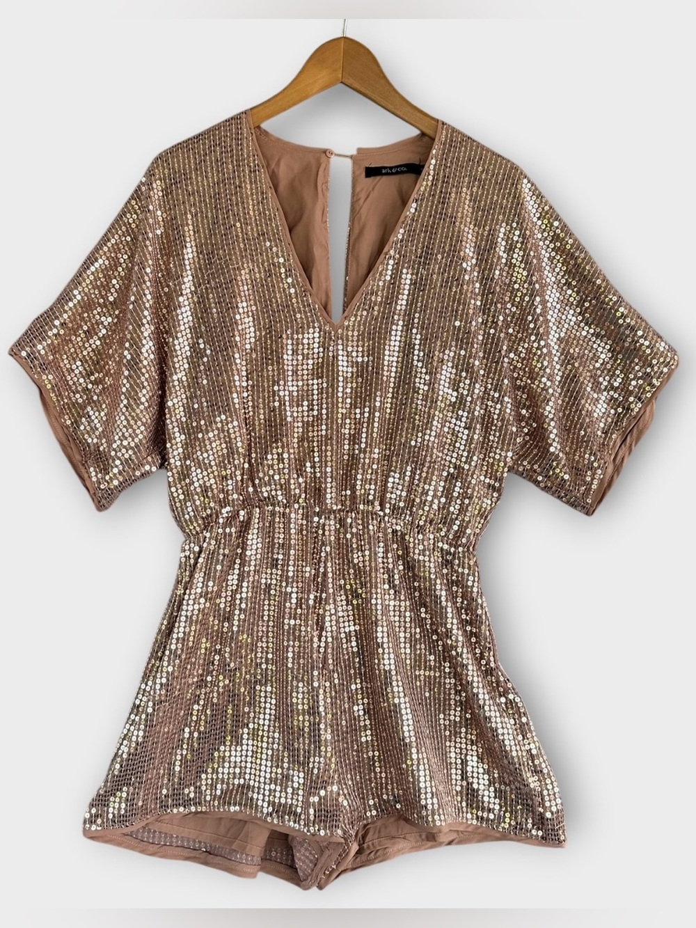 🎉5 for $45🎉 Ark & co sequin romper Jumpsuit size S